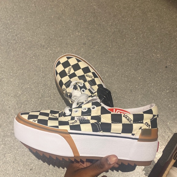 platform vans size 4
